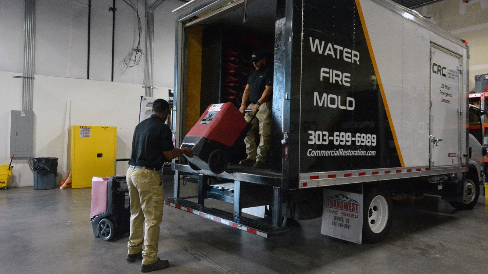 emergency water damage cleanup Denver