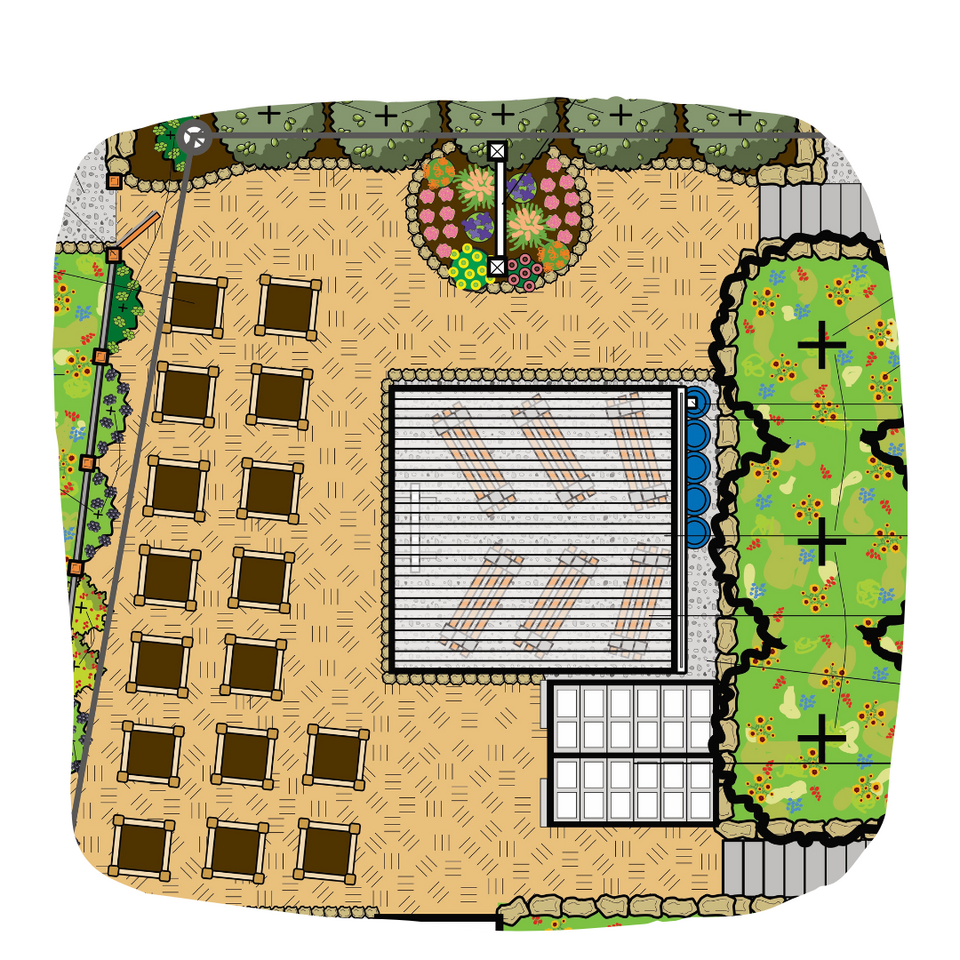 About Atlanta edible garden installation