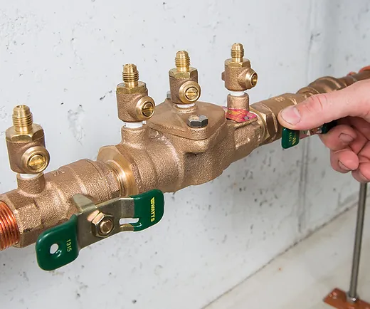 backflow gauge recalibration Independence