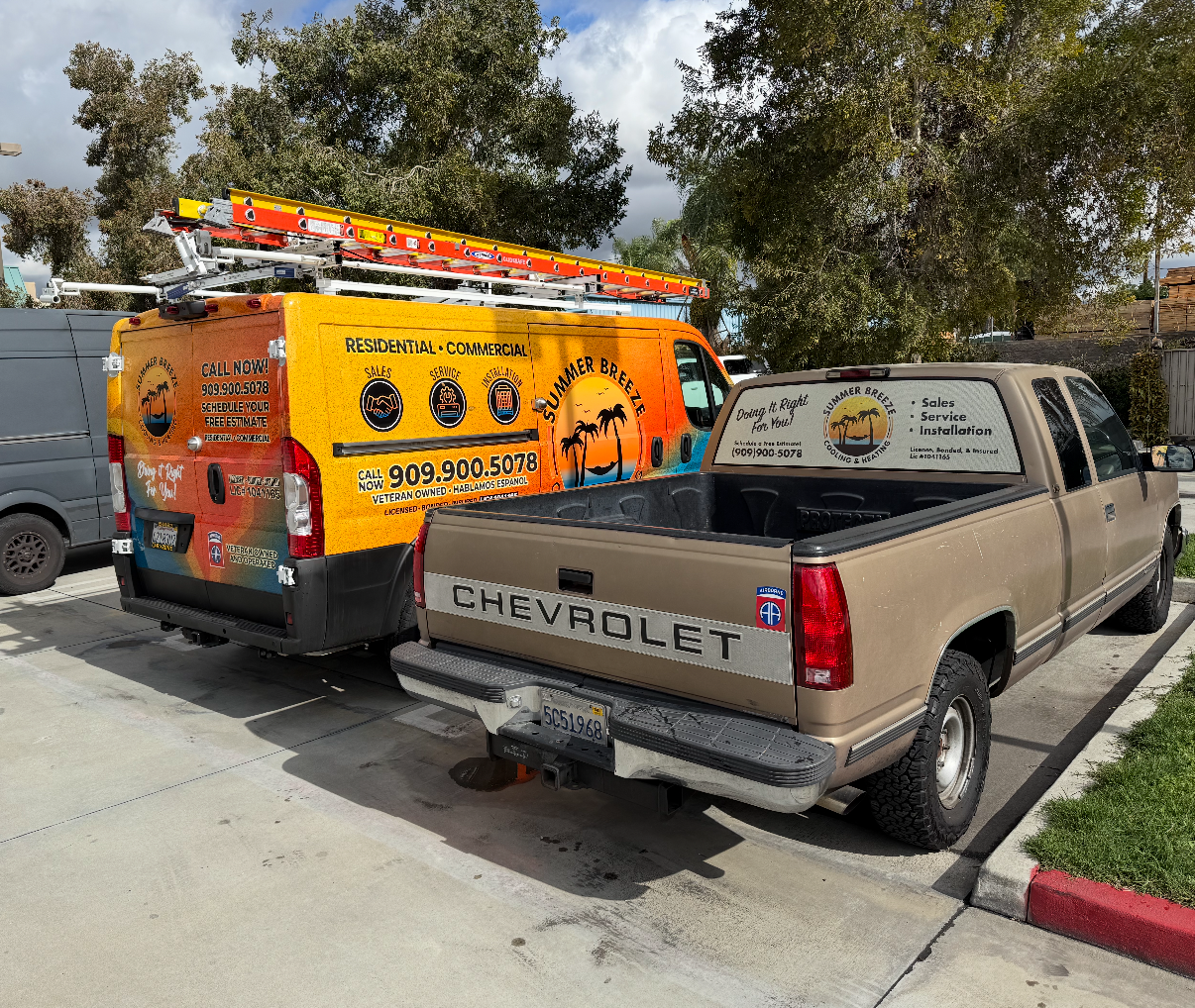 Gallery image 2 — HVAC retrofit installation Covina