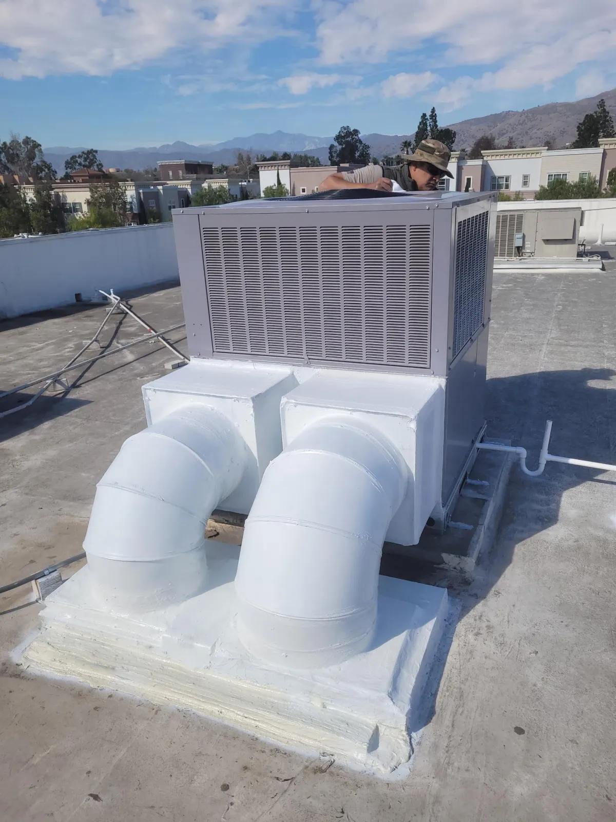 HVAC retrofit installation Covina
