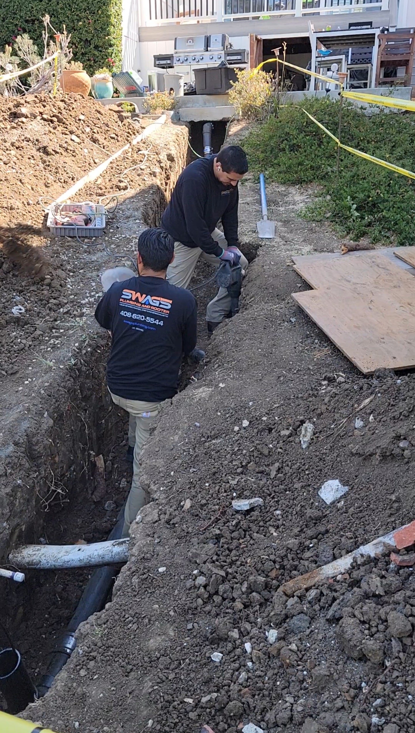 sewer line replacement Almaden