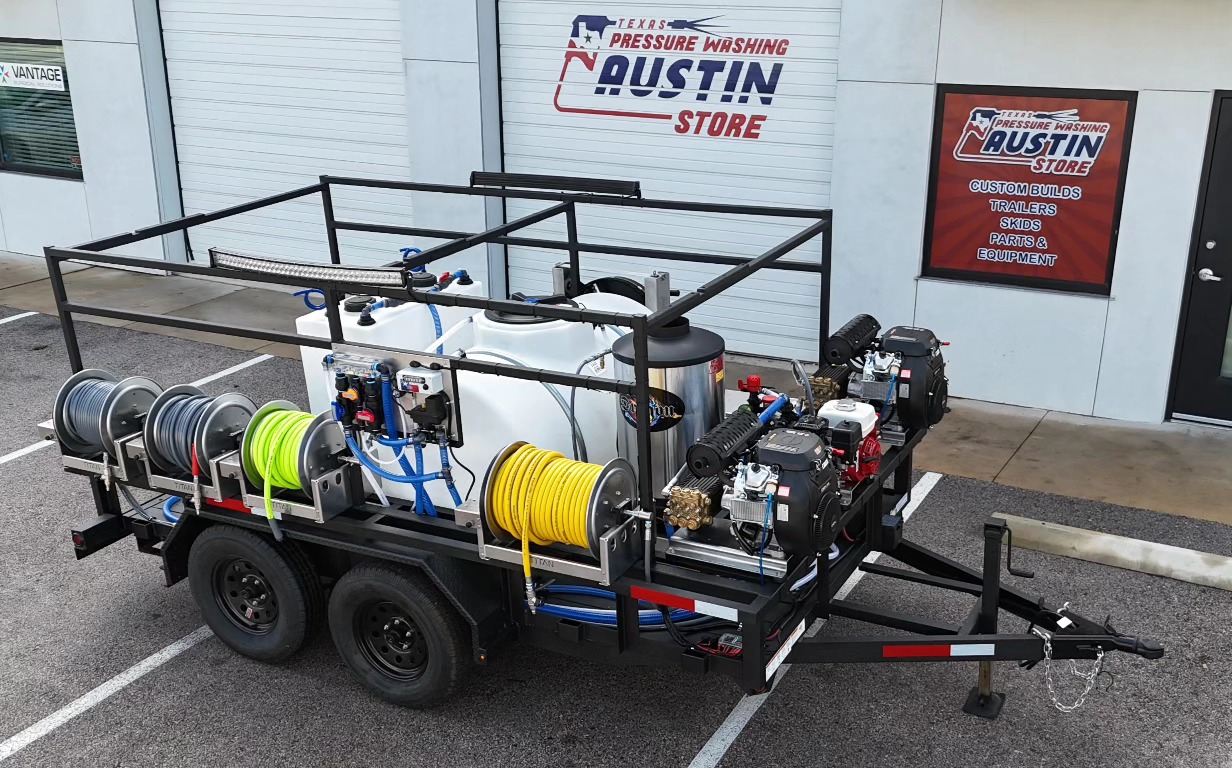 Gallery image 1 — best pressure washing trailer build in Cedar Park