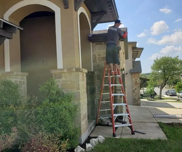 gutter downspout repair Fort Worth