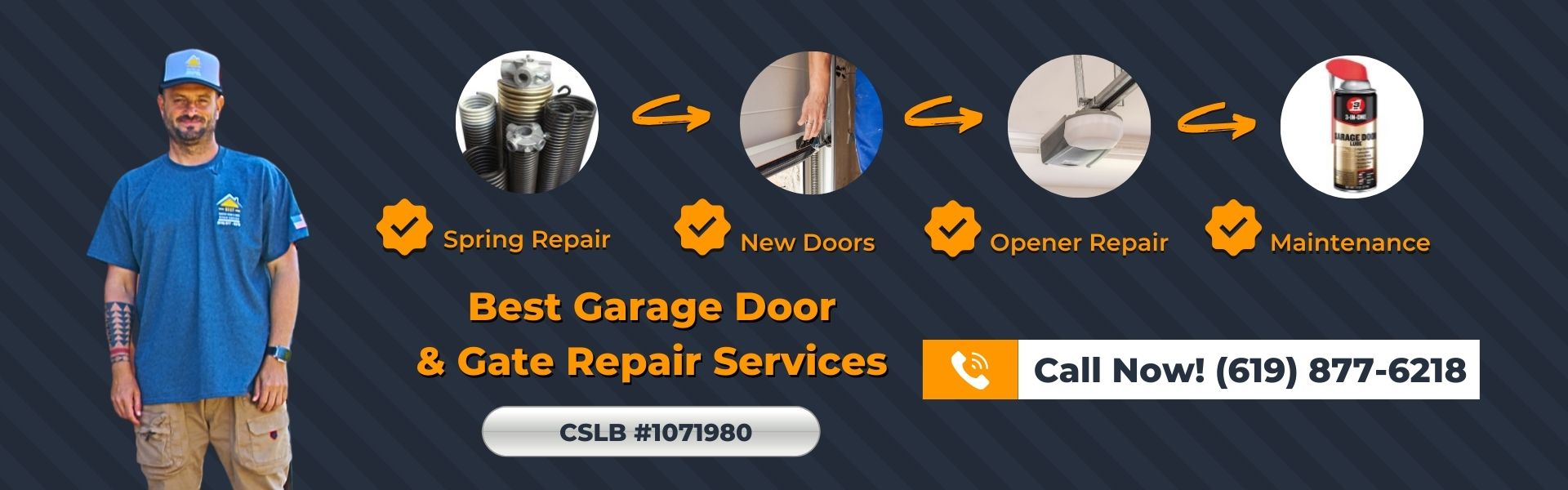 garage door panel repair San Diego