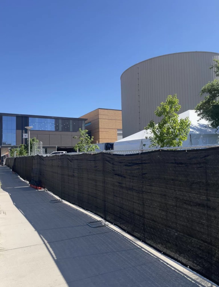 About panel fence rental near me