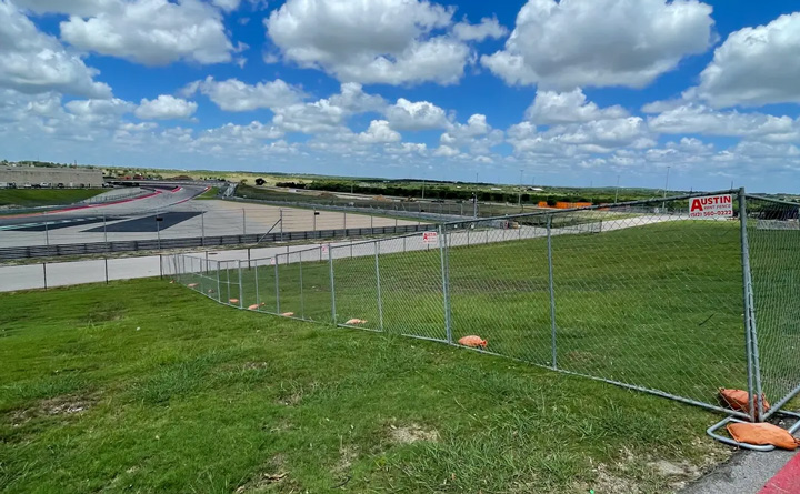 chain link fence rental near me