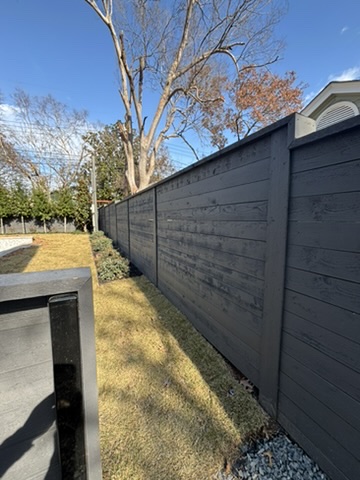 About modern steel fence design near me