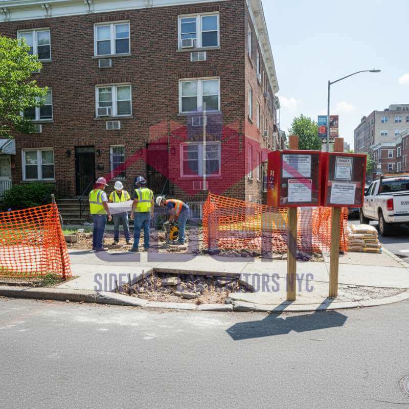 Gallery image 9 — commercial sidewalk repair NYC