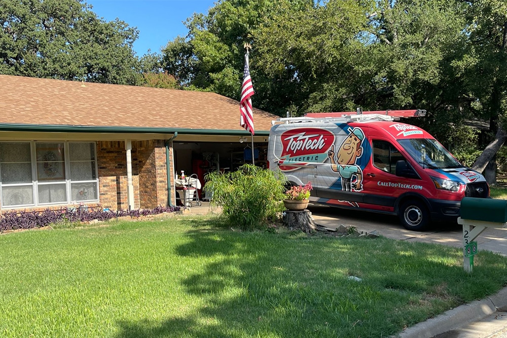 Gallery image 1 — EV charger installation Coppell