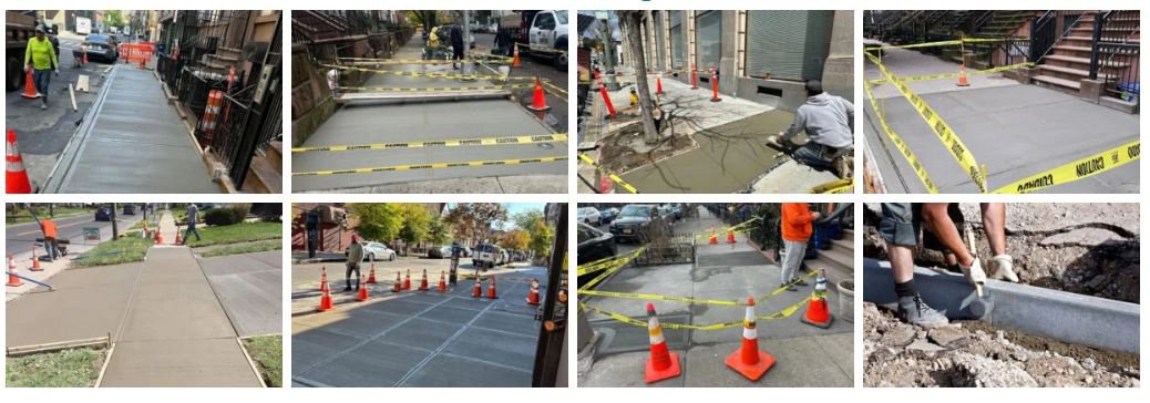 concrete sidewalk contractor Bronx
