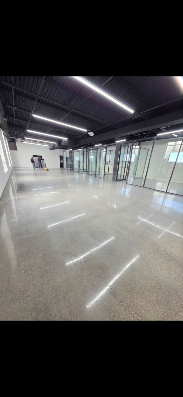 retail space concrete polishing NYC