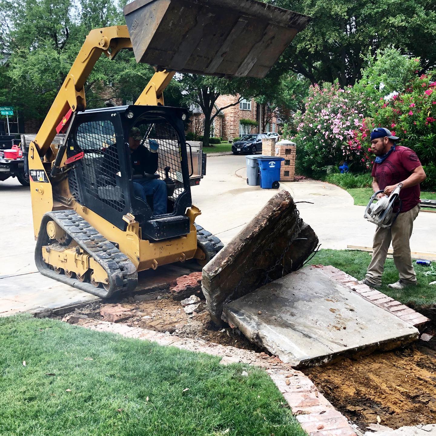 Gallery image 4 — pressure washing driveway in Plano