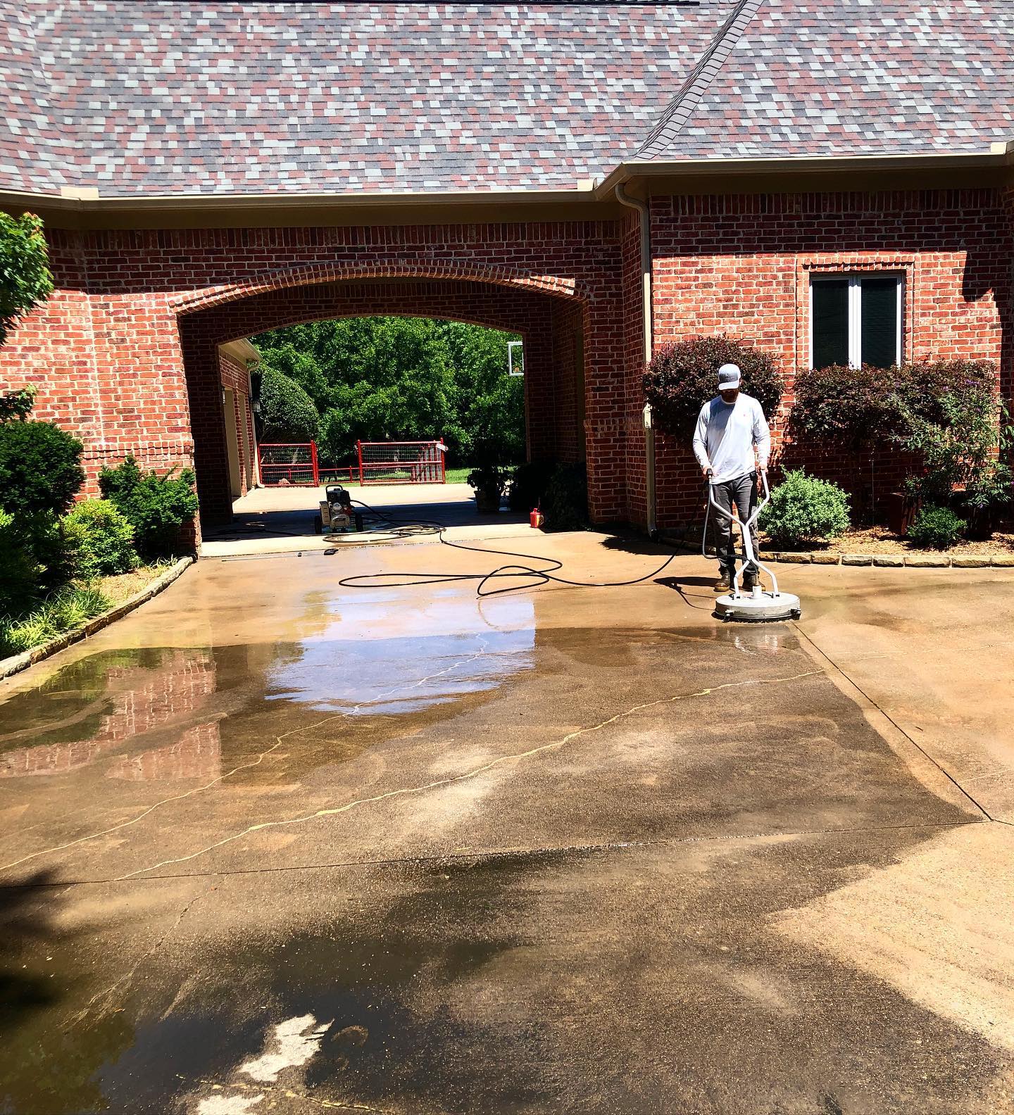 Gallery image 9 — pressure washing driveway in Plano