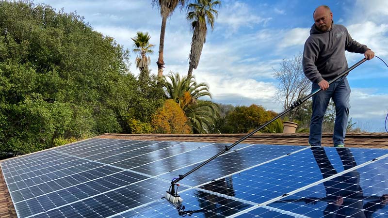Gallery image 5 — commercial solar panel cleaning San Jose