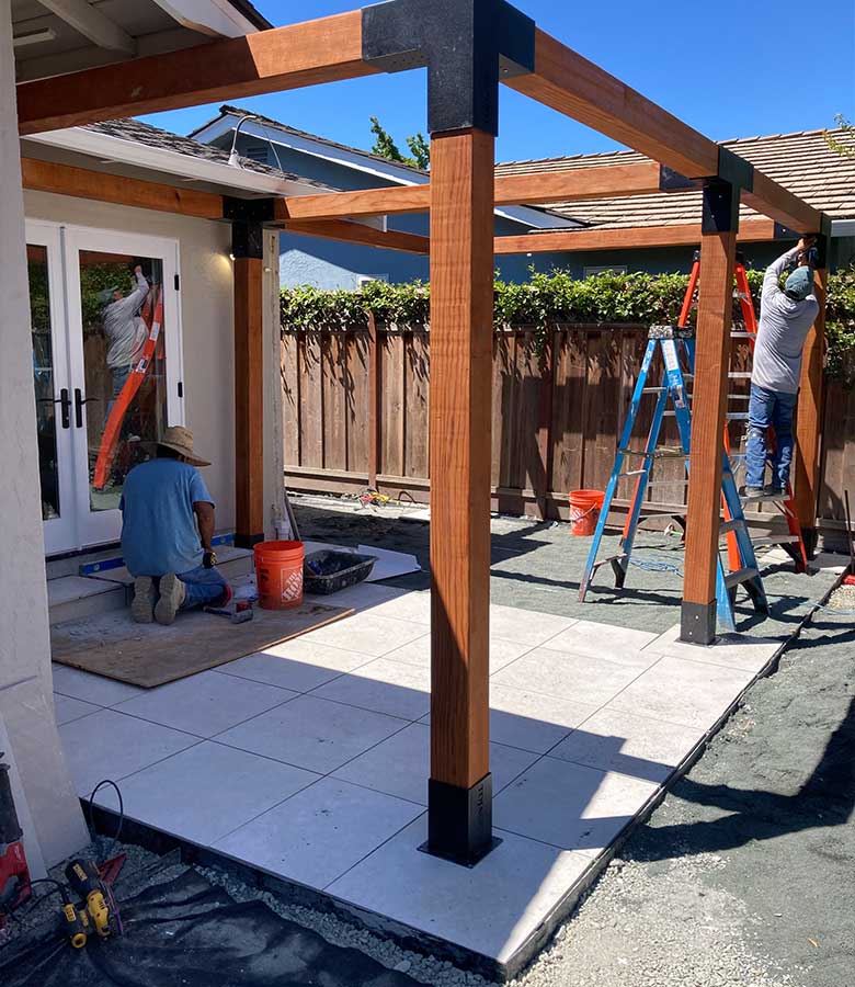 custom woodwork for garden San Jose