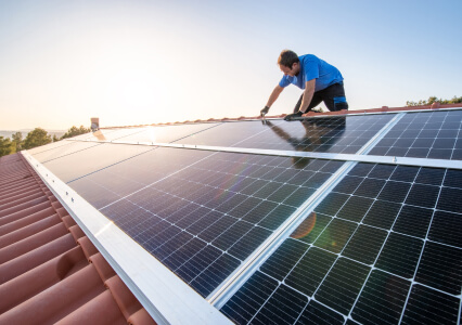 Gallery image 8 — solar panel installation in T&K Electric Company
