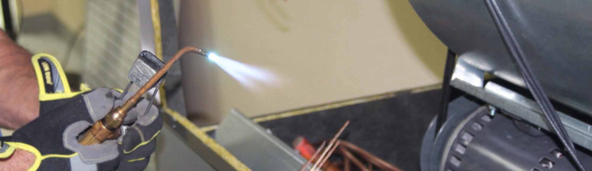 UV light installation for AC