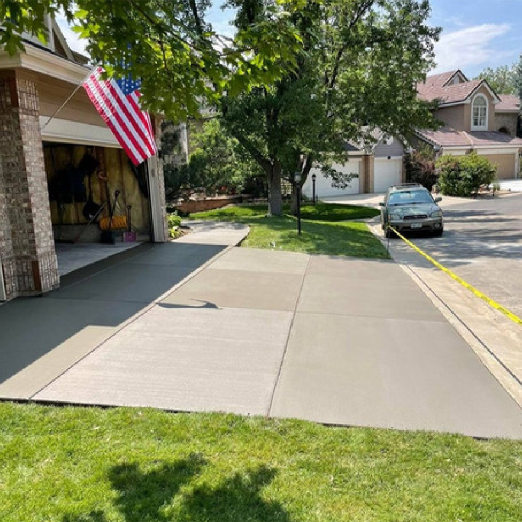 Gallery image 3 — concrete driveway installation Denver
