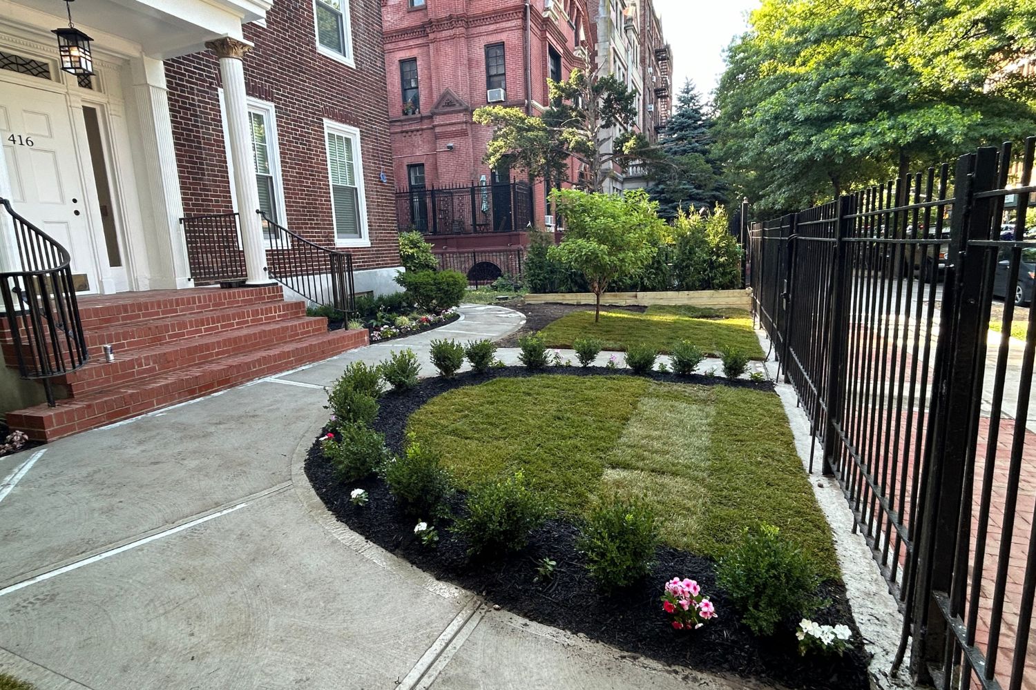 concrete patio Brooklyn