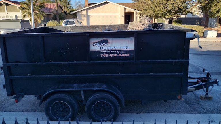 deck demolition dumpster las vegas
