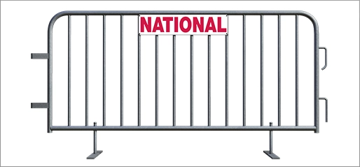 pedestrian barricade rental Atlanta photo