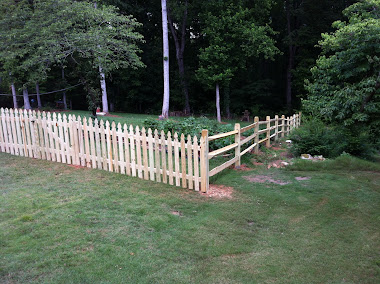 wood fence installation Just Fences Inc photo