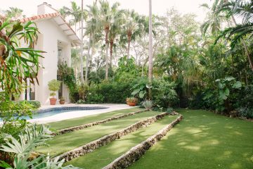 modern landscape design Miami photo