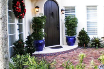 modern landscape design Miami photo
