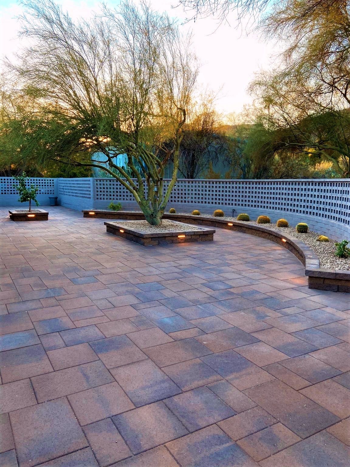 travertine decking Central Phoenix photo