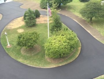 commercial parking lot paving in DFW photo