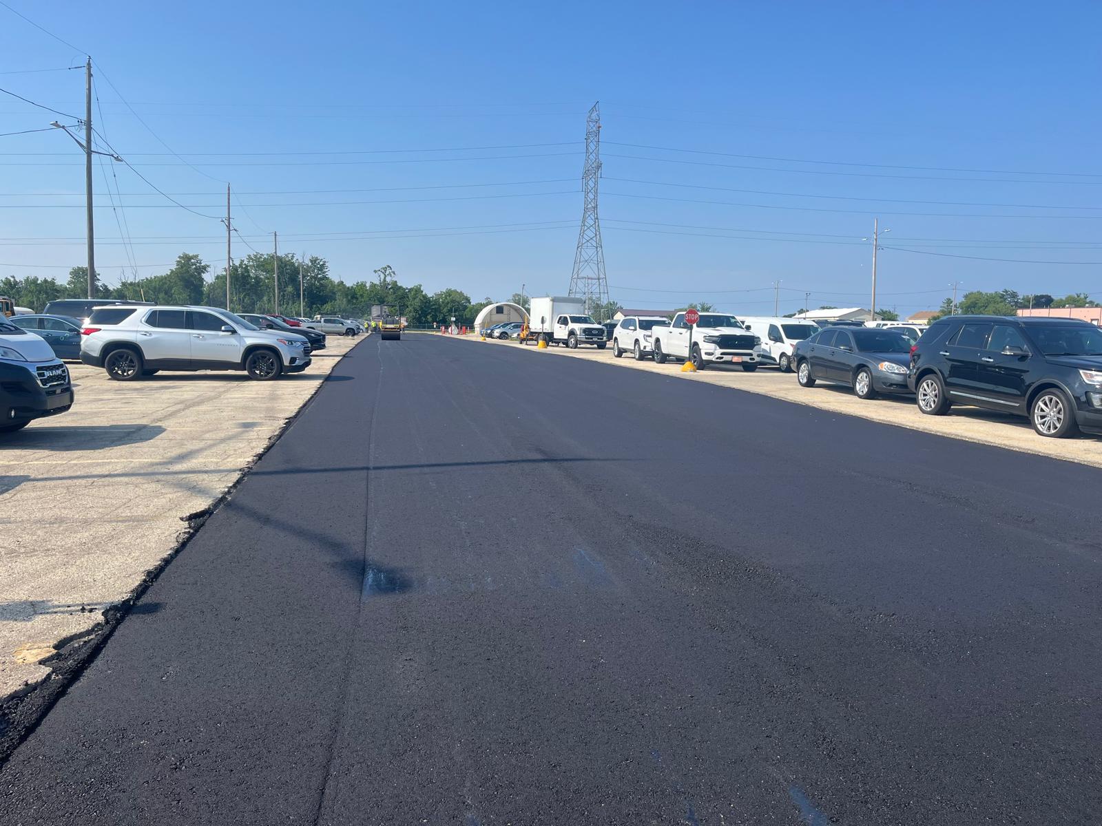 ADA compliant parking layout Oak Lawn photo