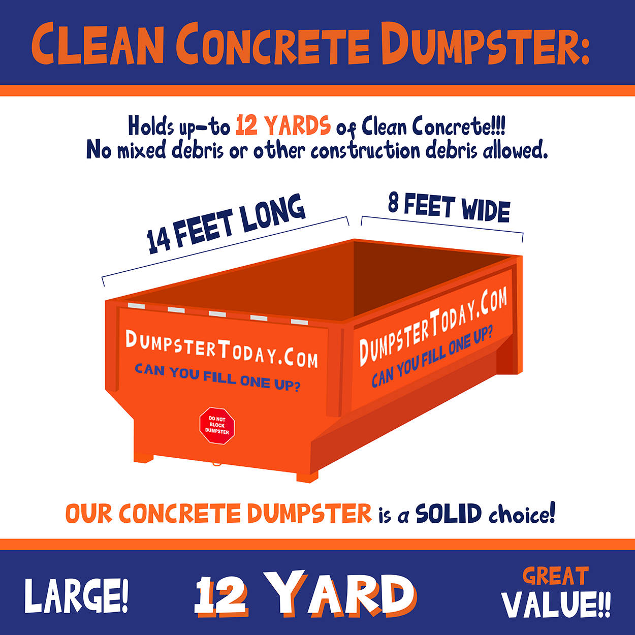 construction dumpster rental Orlando photo