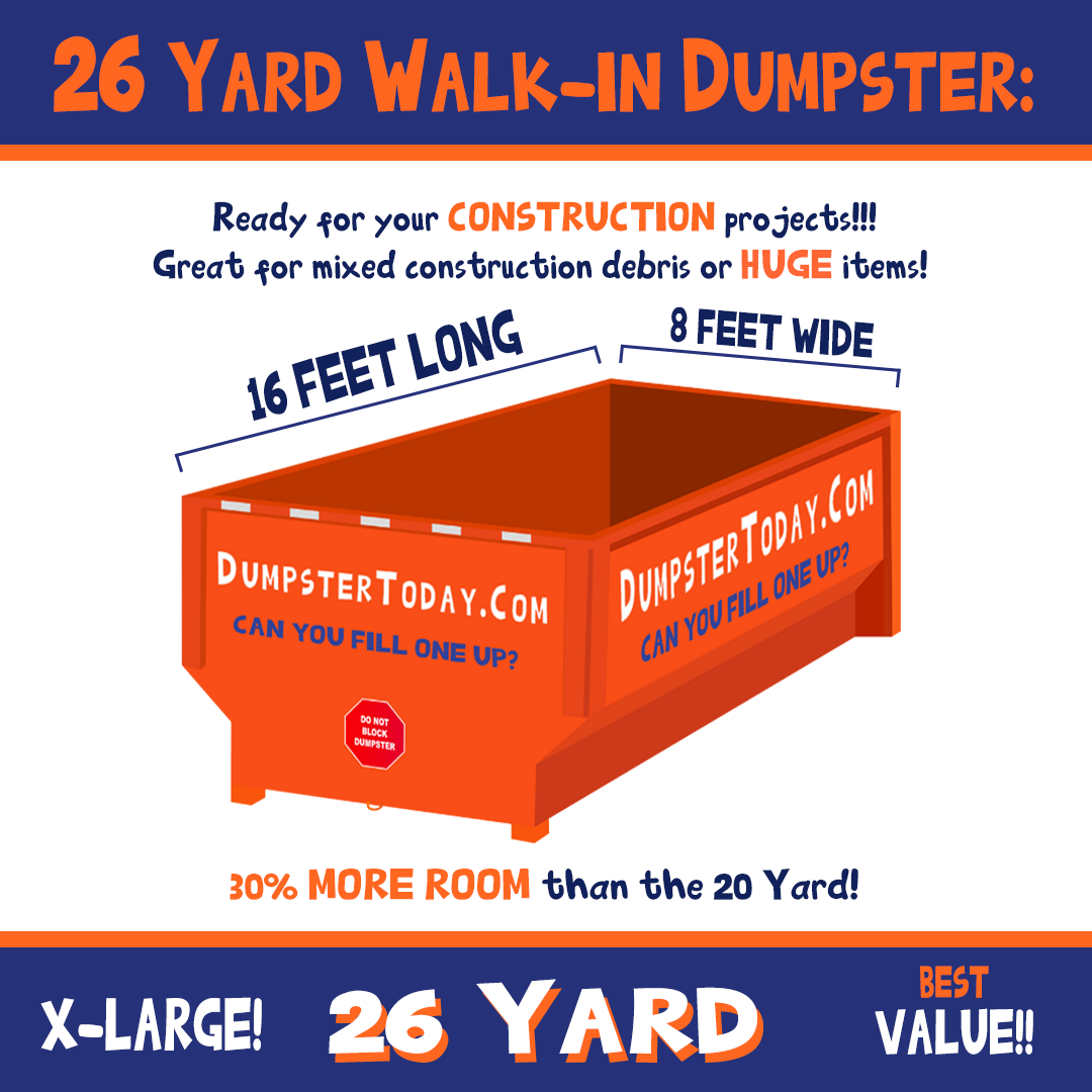 16 yard dumpster rental Orlando photo