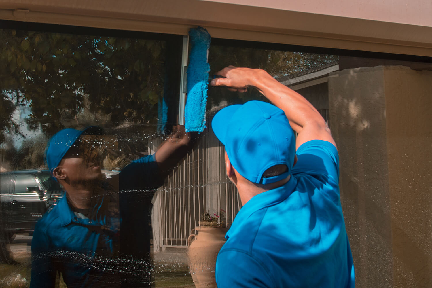 solar panel cleaning Phoenix AZ photo
