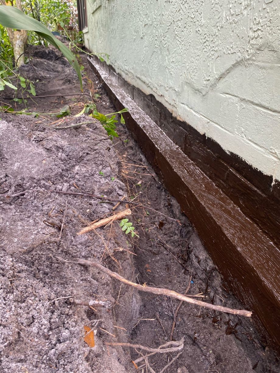 french drain installation Orlando photo