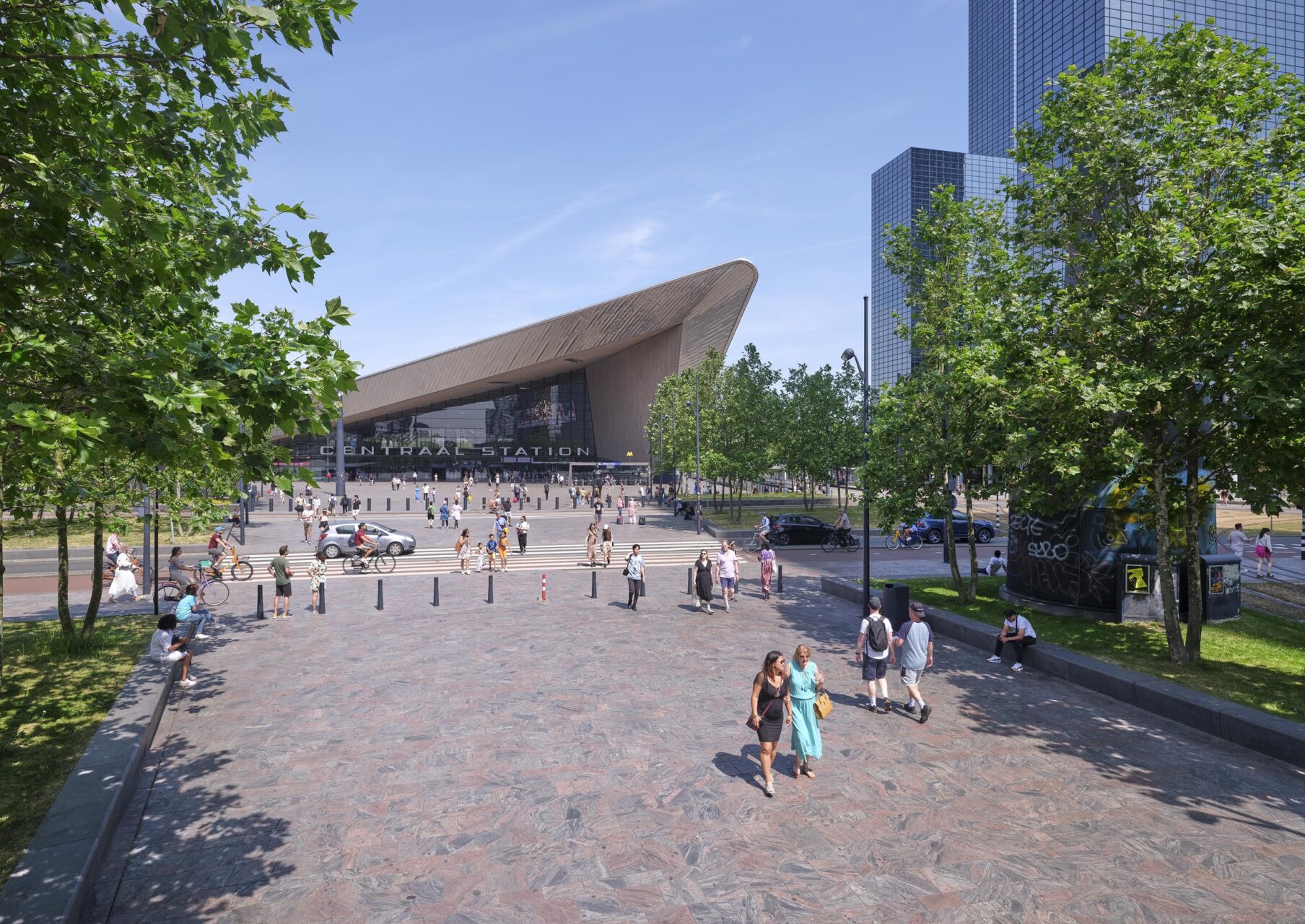 public realm design Rotterdam photo