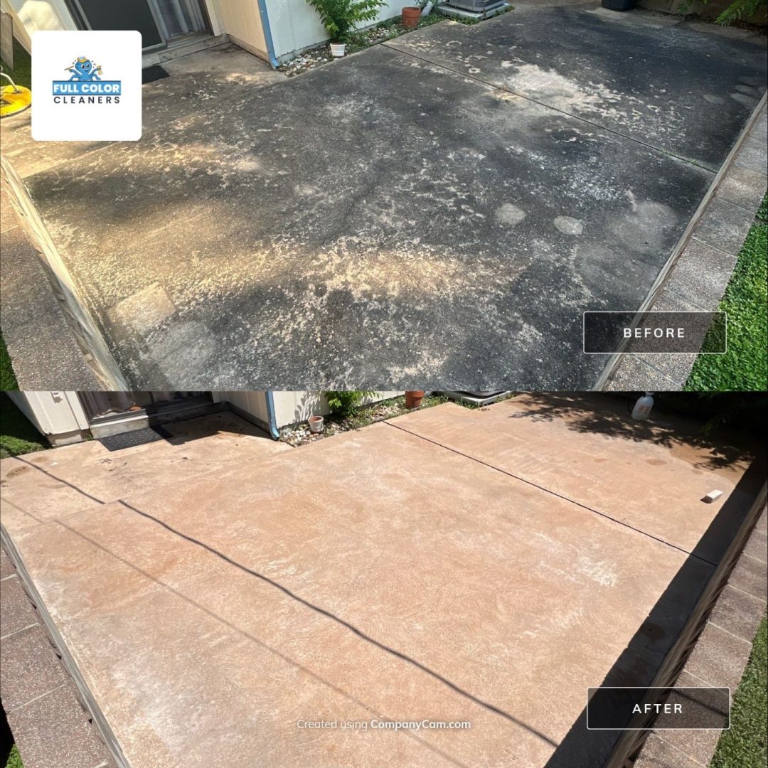 pool deck cleaning Austin photo