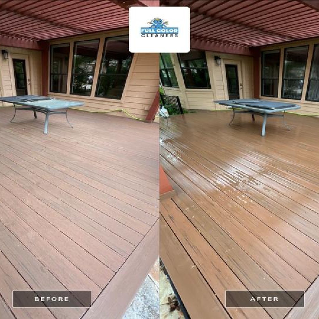 pool deck cleaning Austin photo
