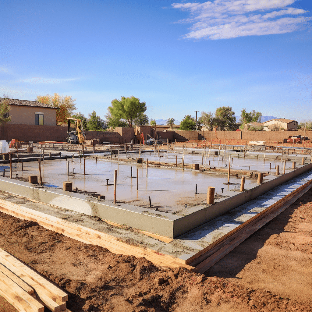 concrete retaining walls Phoenix photo