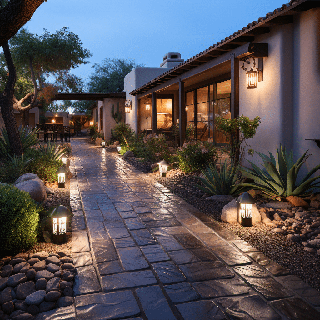 concrete retaining walls Phoenix photo