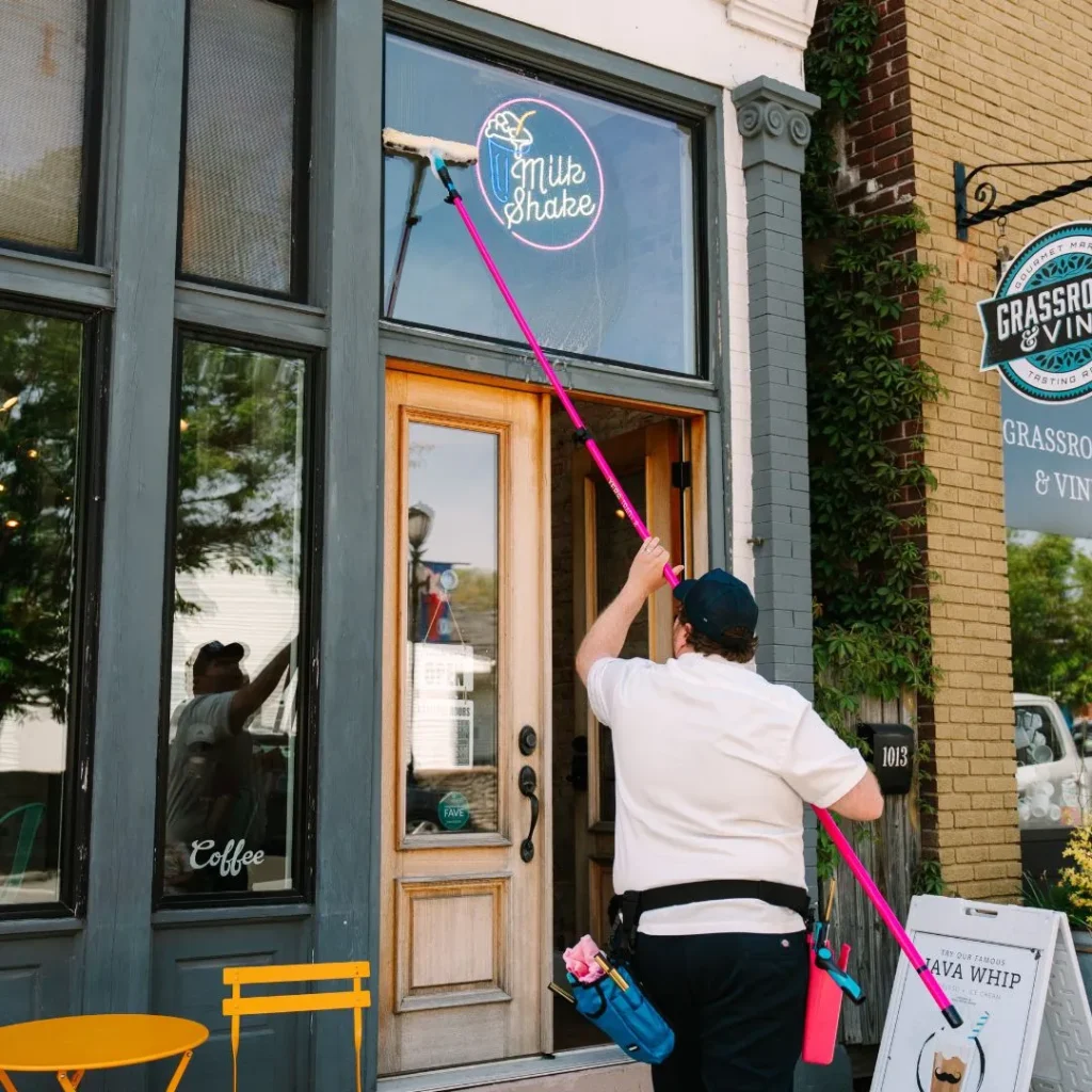 glass railing cleaning Miami photo