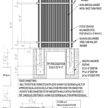 metal fence panel installation near me photo