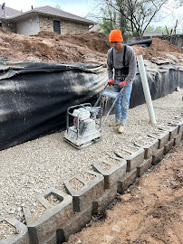 retaining wall installation Arlington