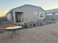 retaining wall installation Scottsdale photo