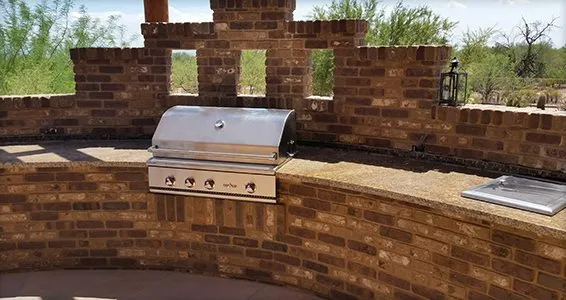 outdoor living area masonry AZ photo