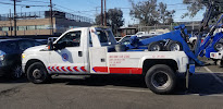 vehicle recovery after fire in Los Angeles photo