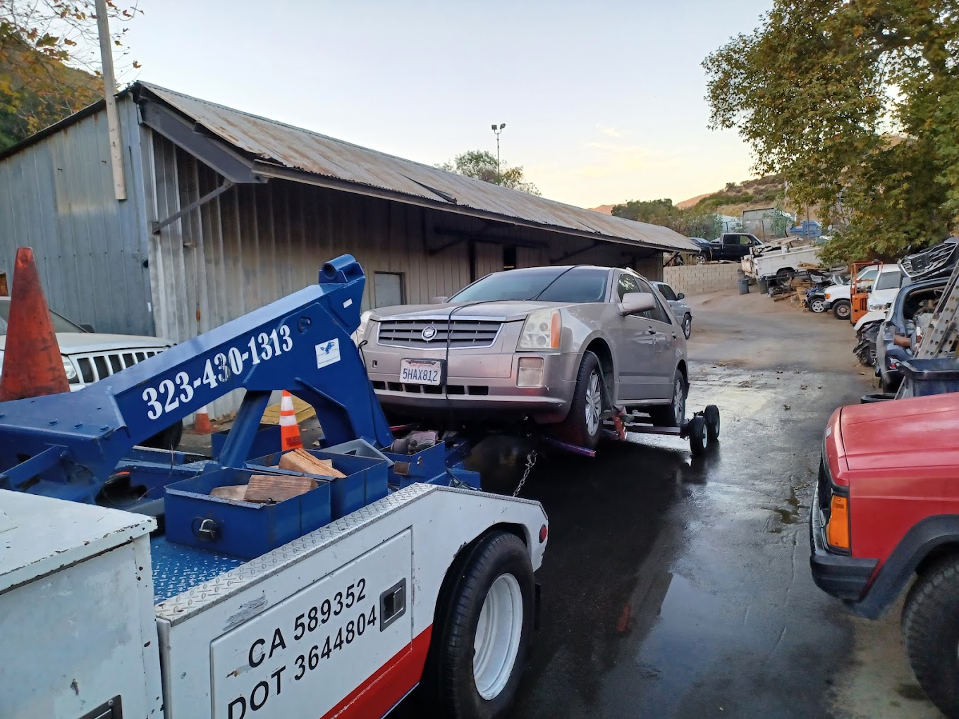 car towing to mechanic shop Los Angeles