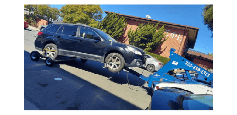 car towing to mechanic shop Los Angeles photo