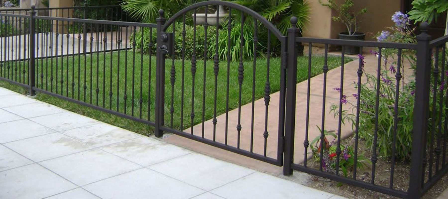 wrought iron fence San Diego photo